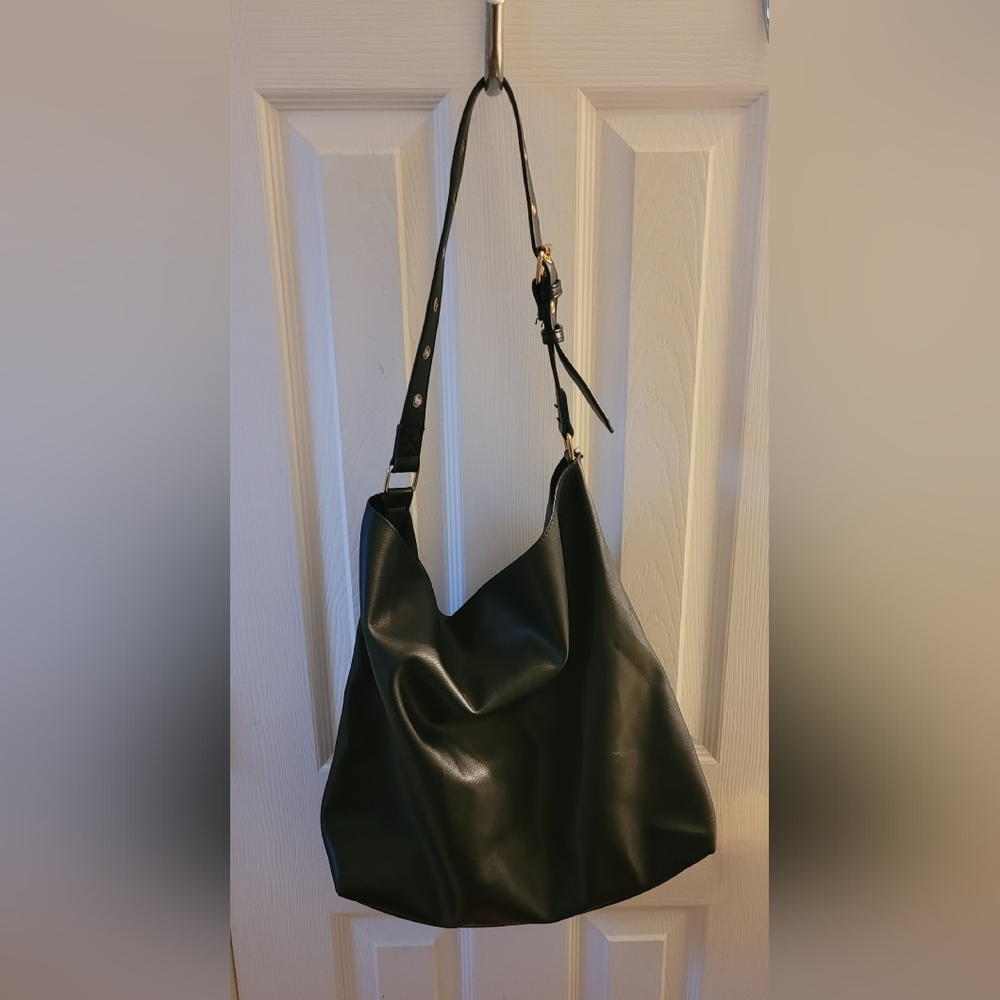 Wild Fable Black Faux Leather Shoulder Bag